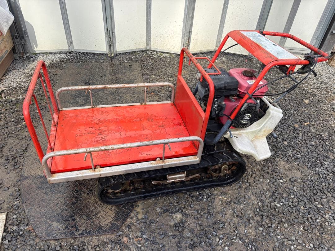 筑水キャニコム 小型クローラ運搬車 BP30 最大積載量180㎏ 手動ダンプ