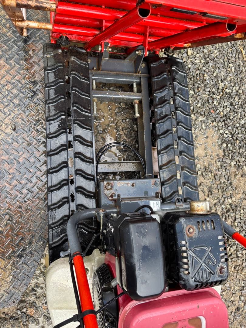 筑水キャニコム 小型クローラ運搬車 BP30 最大積載量180㎏ 手動ダンプ