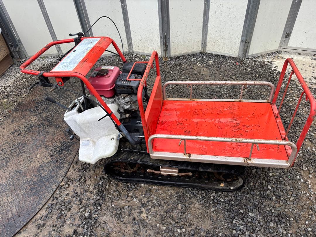 筑水キャニコム 小型クローラ運搬車 BP30 最大積載量180㎏ 手動ダンプ