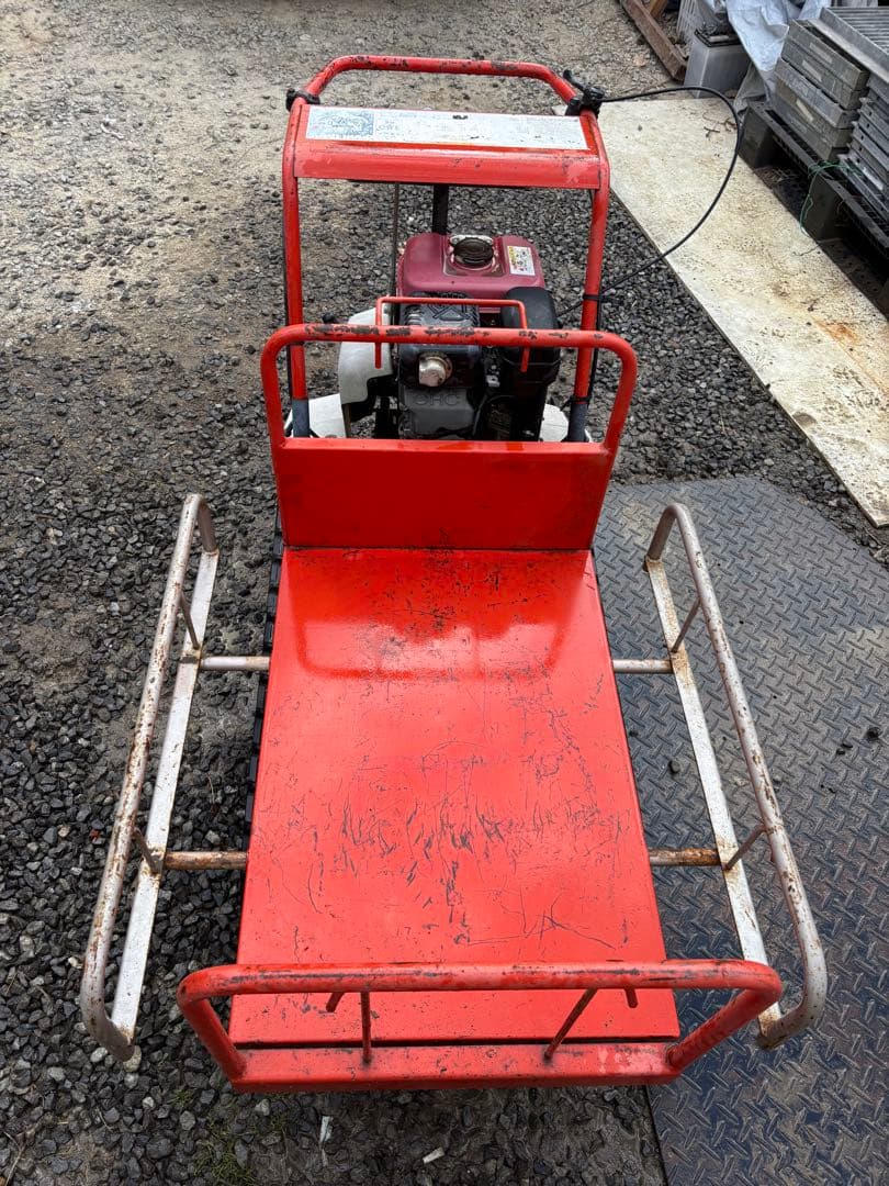 筑水キャニコム 小型クローラ運搬車 BP30 最大積載量180㎏ 手動ダンプ