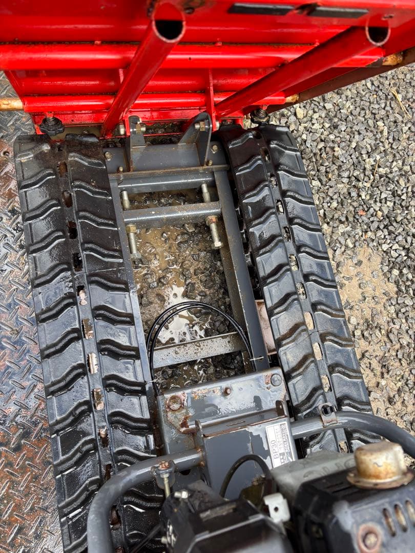 筑水キャニコム 小型クローラ運搬車 BP30 最大積載量180㎏ 手動ダンプ