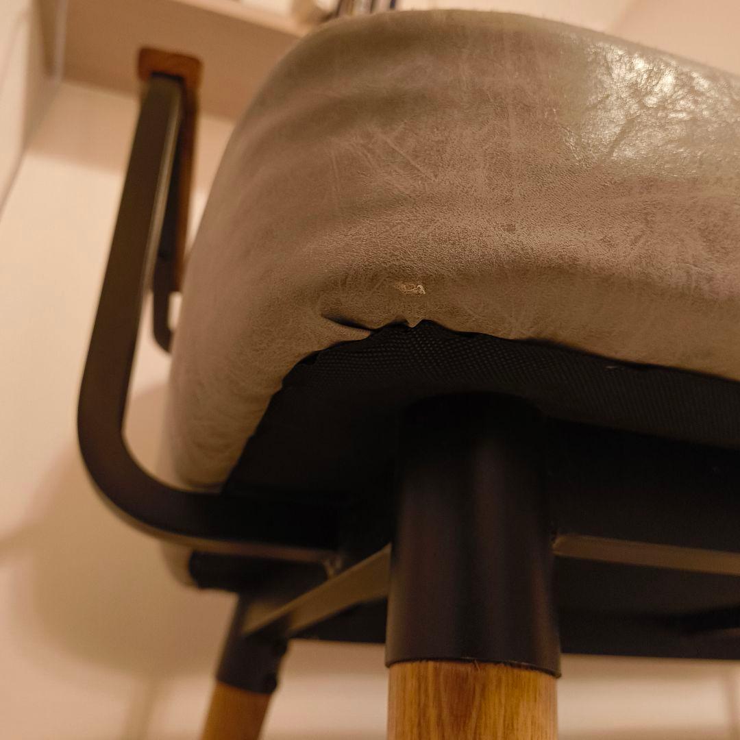 東谷　ロイス　グレー ソファ 2人掛け　レザー調