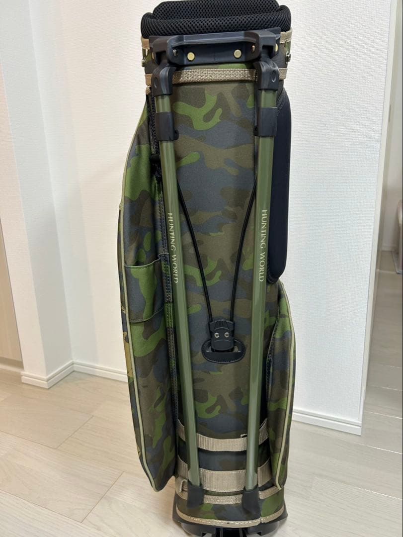 【新品】HUNTING WORLD ゴルフ キャディバッグ　トラベルカバー付き