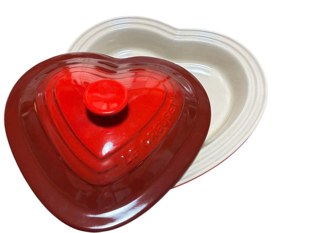 希少⭐︎未使用⭐︎ル・クルーゼ　ハート型鍋　30cm ココットダムール