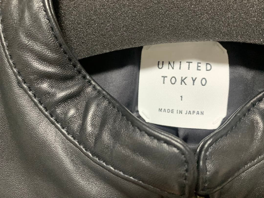 じゅんさん専用【新品未使用】UNITEDTOKYO ラムレザーシングルジャケット
