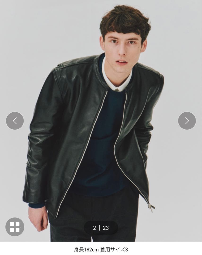 じゅんさん専用【新品未使用】UNITEDTOKYO ラムレザーシングルジャケット