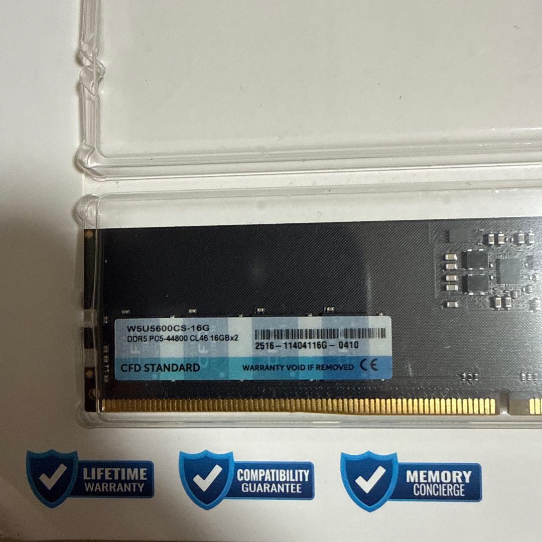 CFD DDR5 メモリー 16GB 1枚