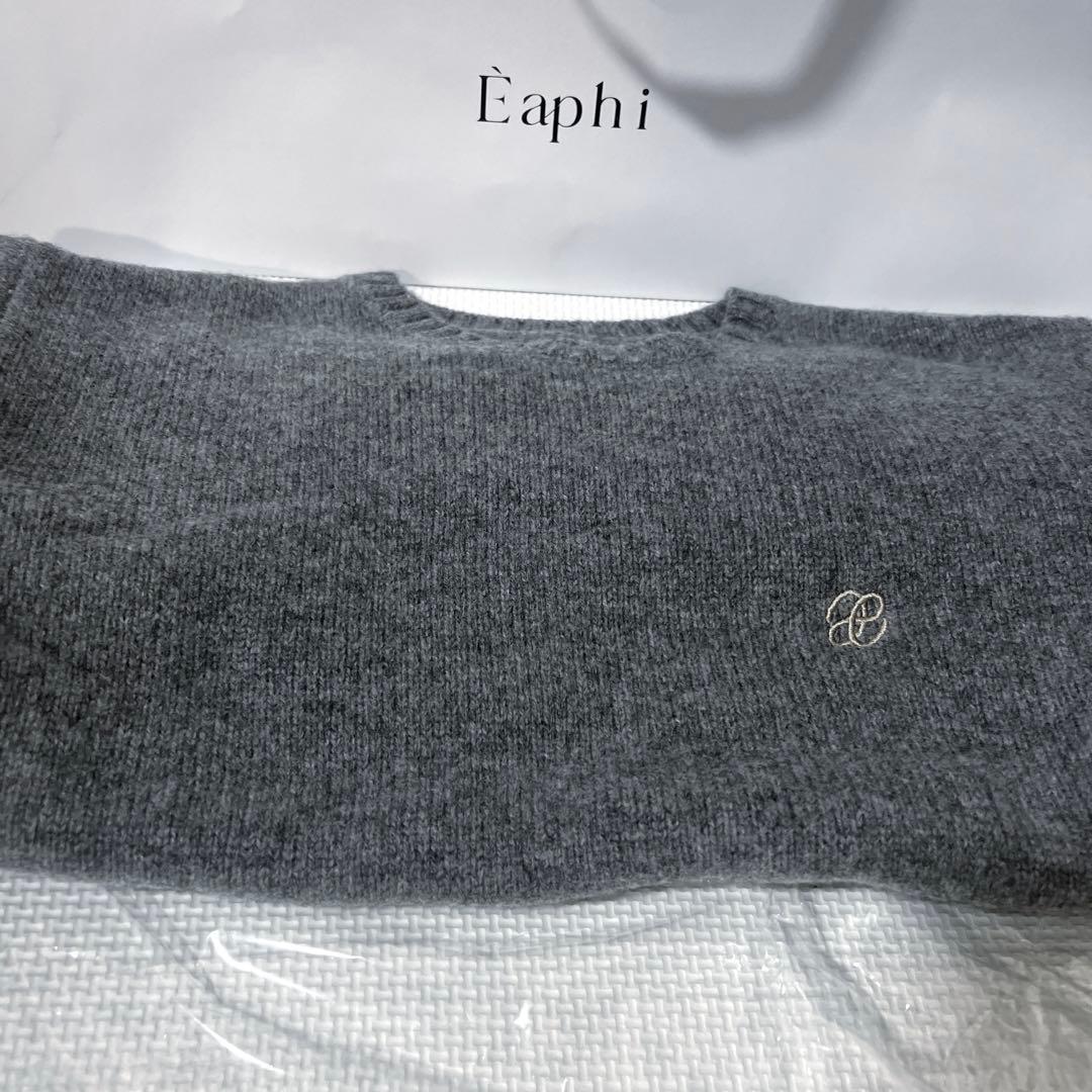 【eaphi】WOOL KNIT PULLOVER