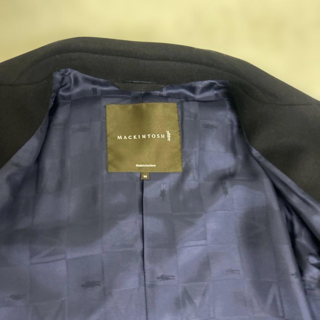 美品 マッキントッシュ ダンケルド カシミヤ混　ウール　ネイビー　裏地総柄