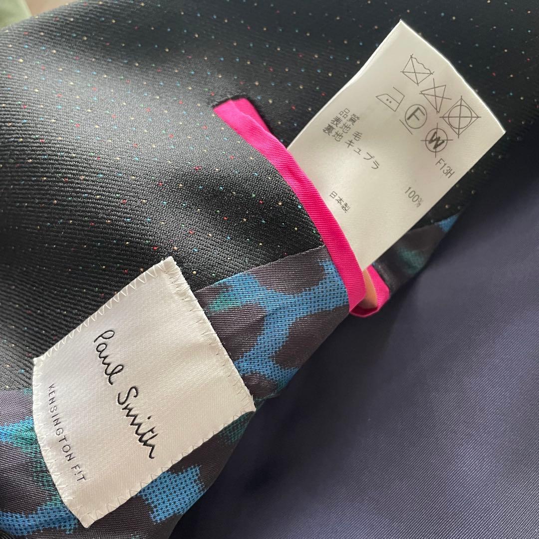 Paul Smith ポールスミス　パンツスーツ　1B ドット水玉　36 S 黒