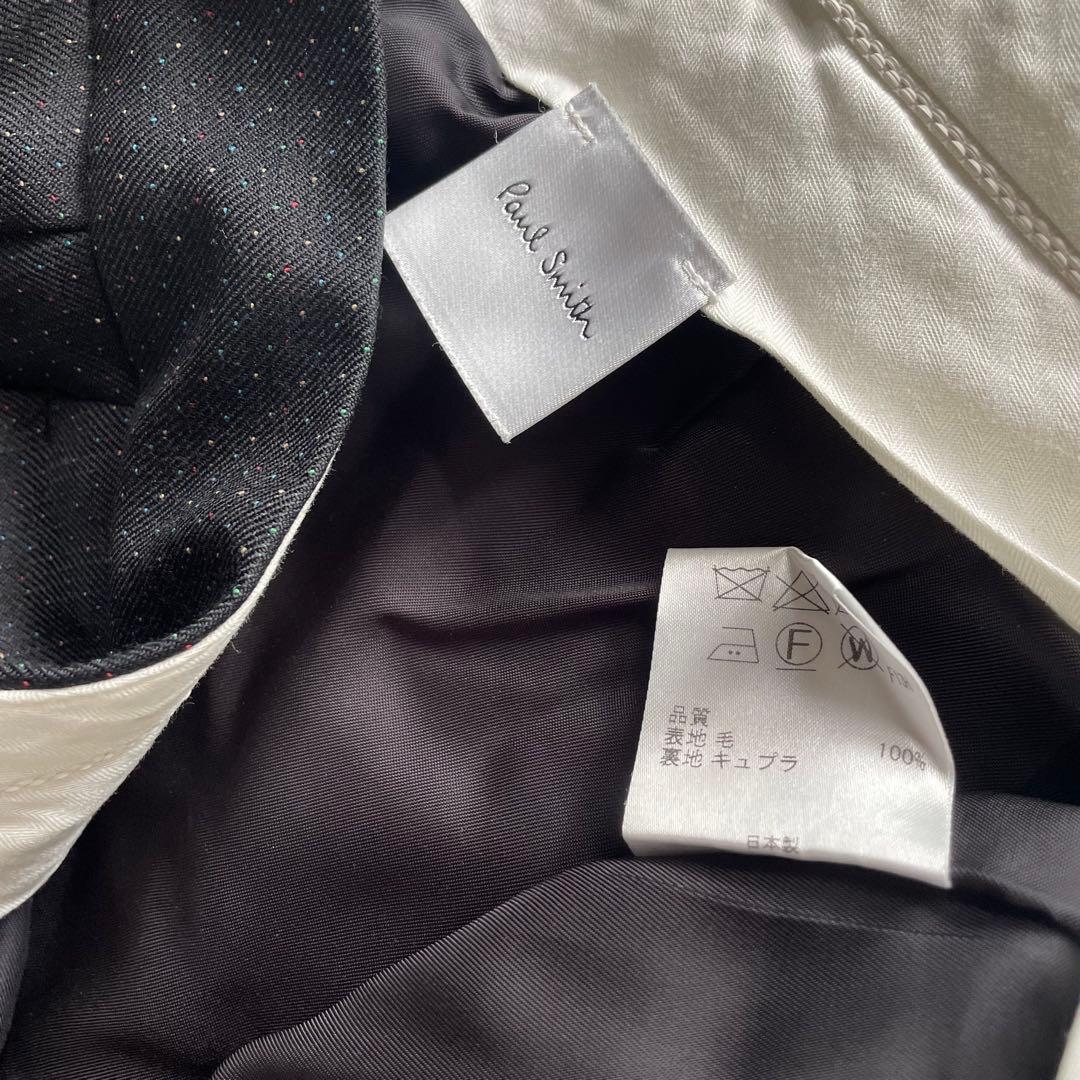 Paul Smith ポールスミス　パンツスーツ　1B ドット水玉　36 S 黒