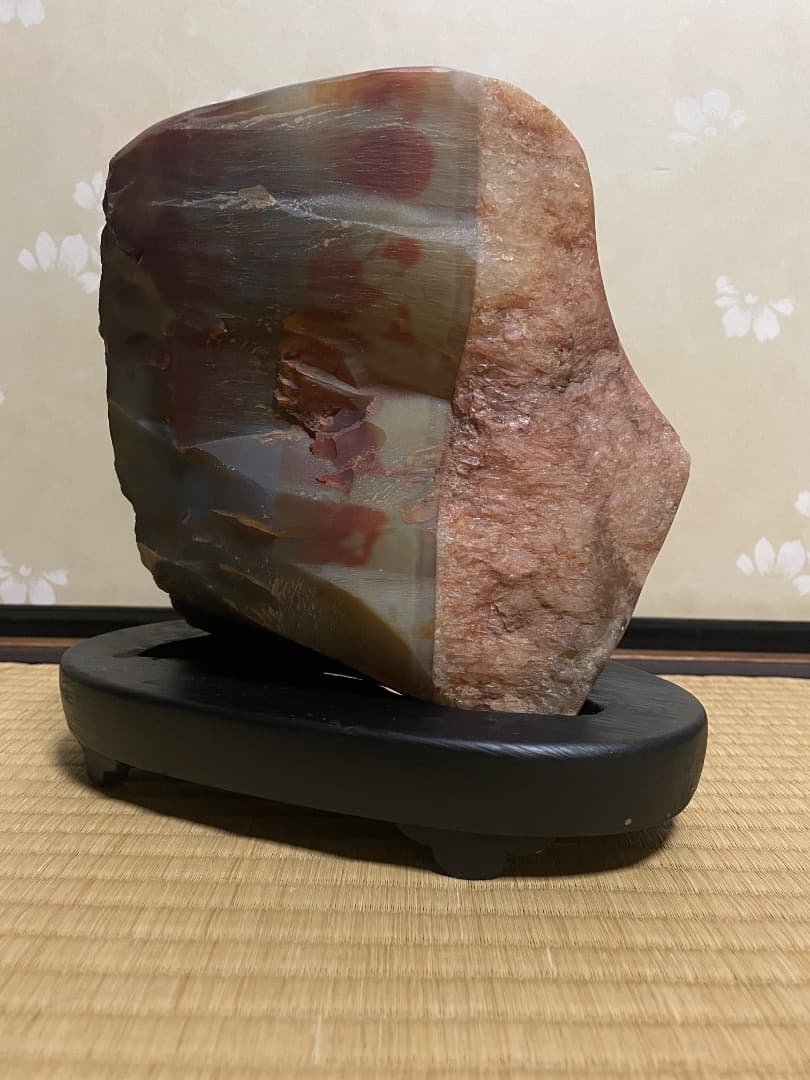 天然石 観賞石　台座付