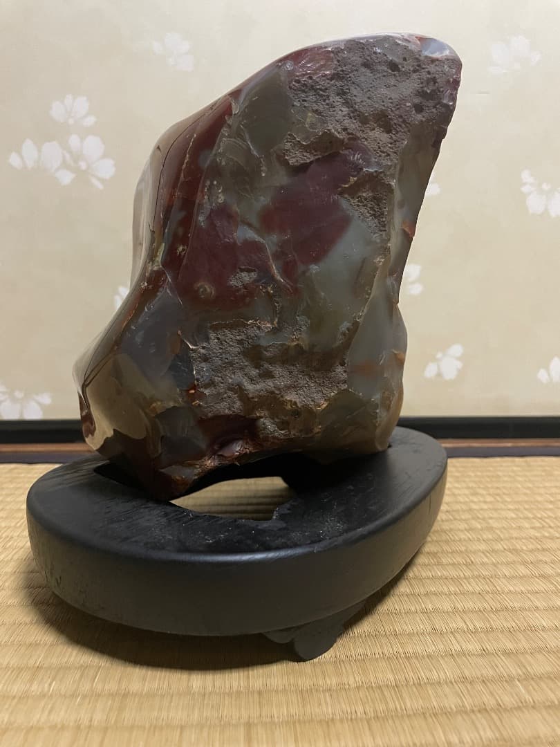 天然石 観賞石　台座付