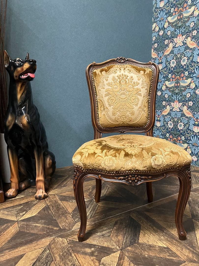 coldweather＊カリモク ドマーニ 椅子 ③金華山 ルイ15世猫脚