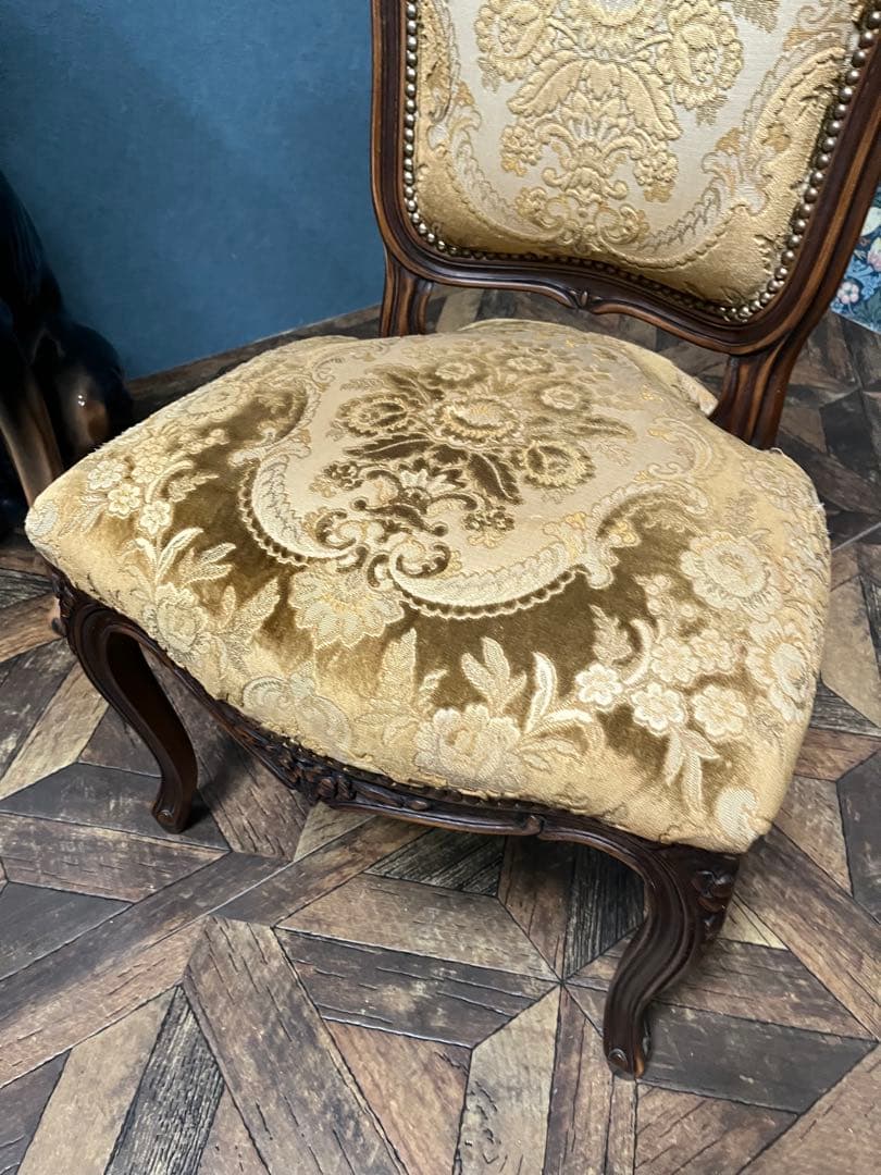 coldweather＊カリモク ドマーニ 椅子 ③金華山 ルイ15世猫脚