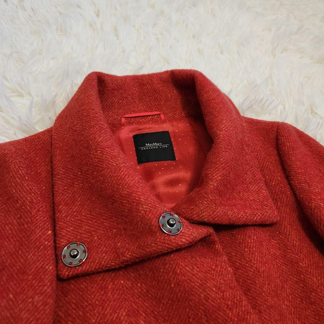 【訳あり美品】WEEKEND MAX MARA スタンドカラーコート