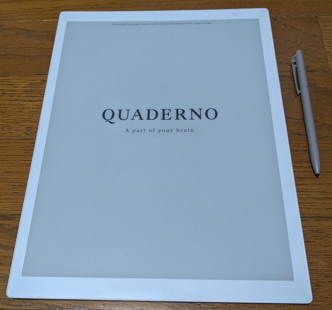 FUJITSU QUADERNO 本体 A4 Gen.2 付属ペン クアデルノ