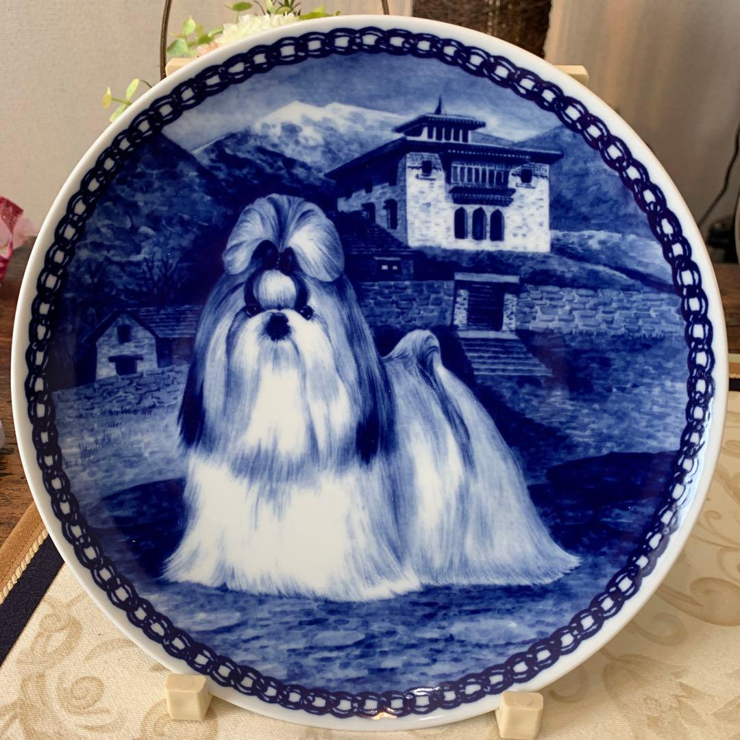 スキャンレクベン　シーズー　ジャーマンシェパード　飾り皿　プレート