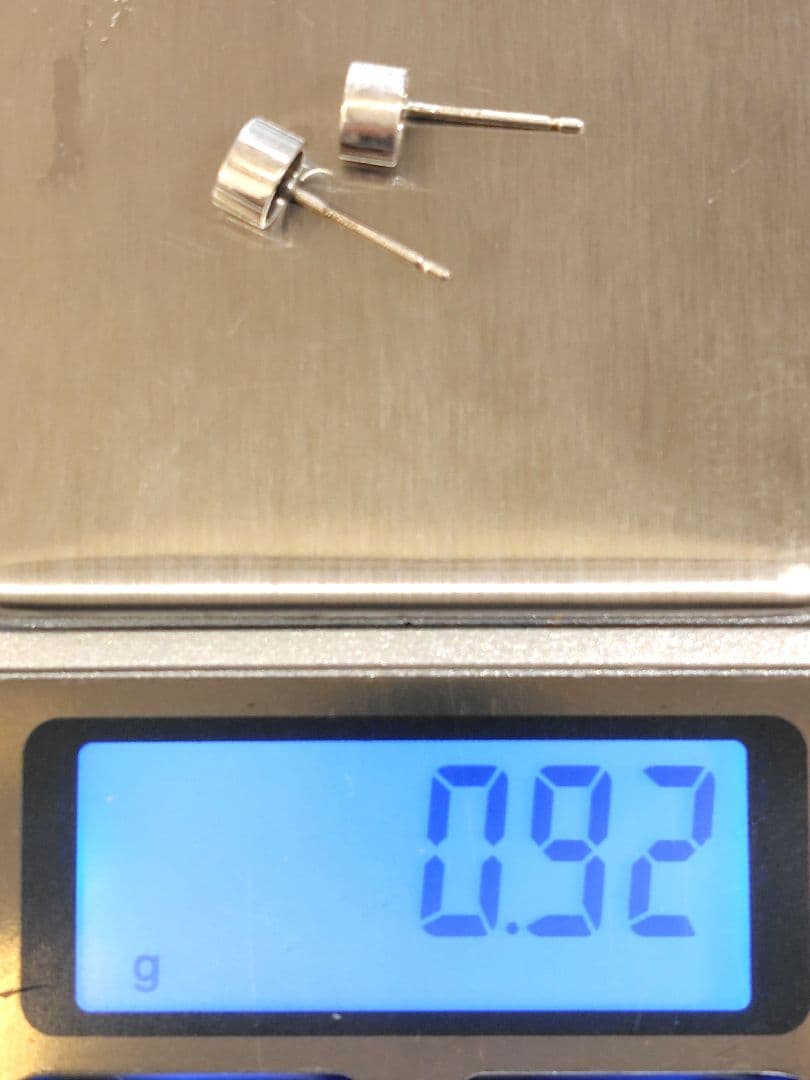 K14WG ダイヤモンドピアス