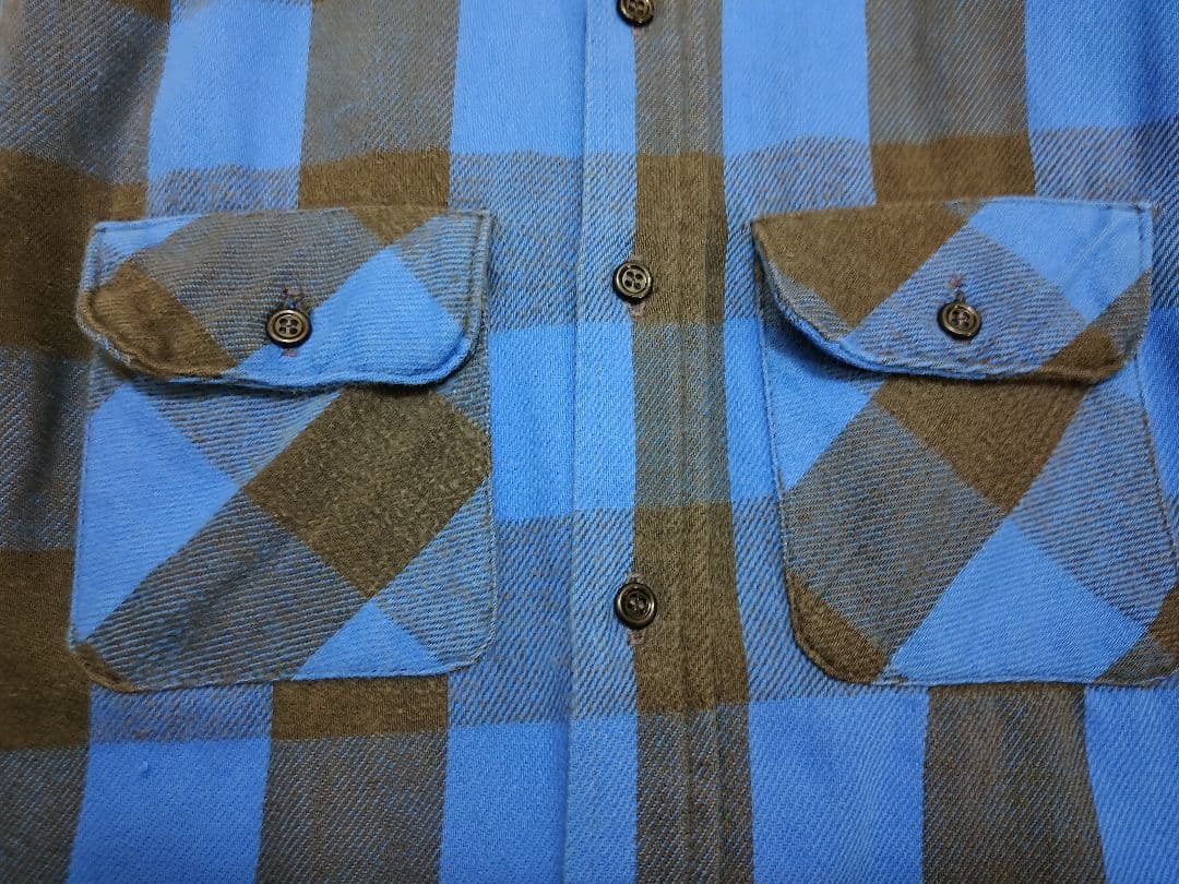 FIVE BROTHER ネルシャツ バッファローチェック 70s〜80s