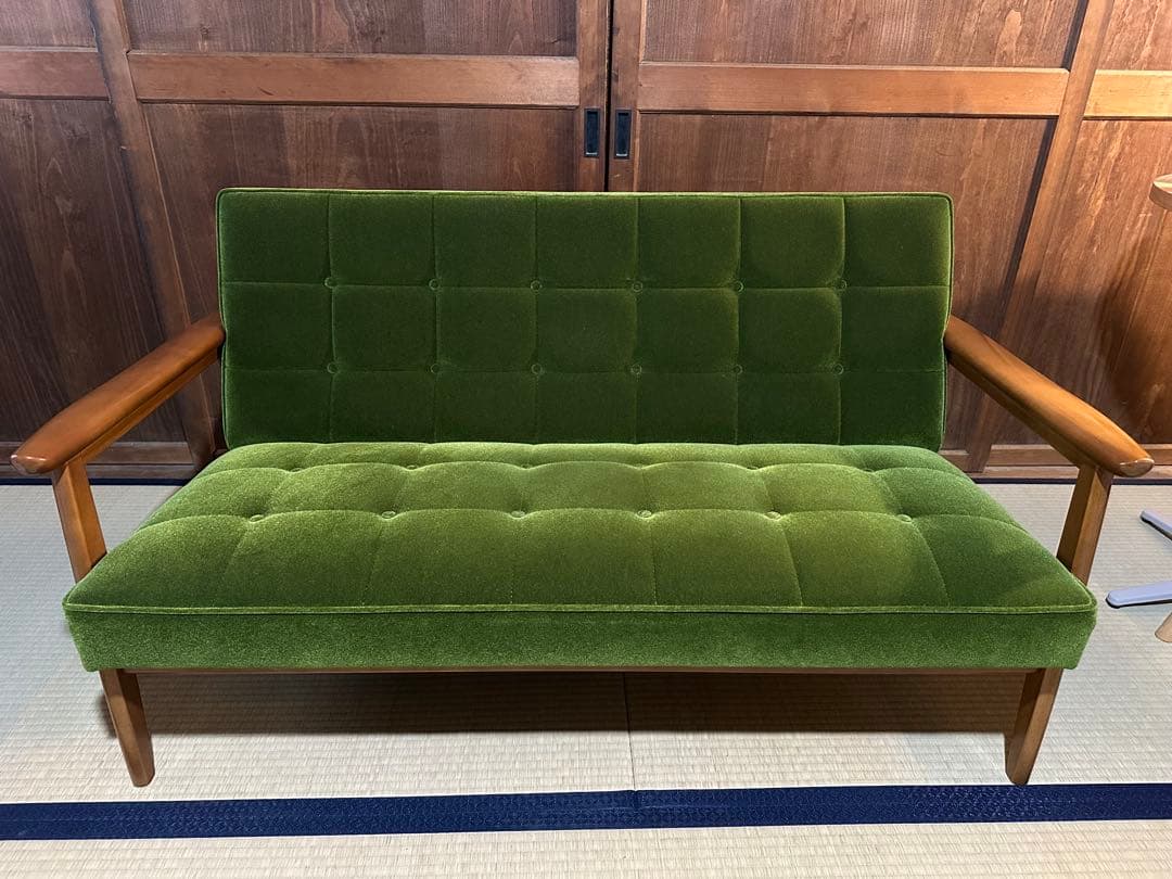 カリモク60 kチェア　2シーター