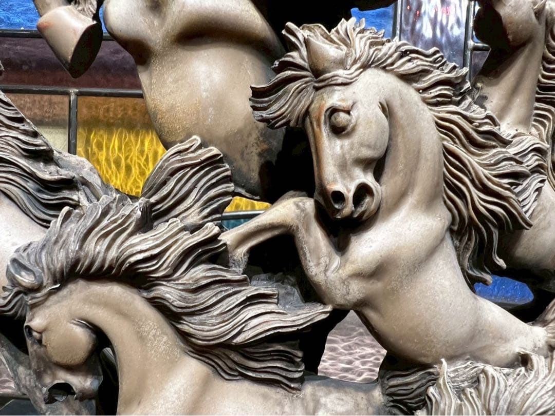 九頭馬 うまくいく 馬 置物 縁起物 風水 難あり インテリア