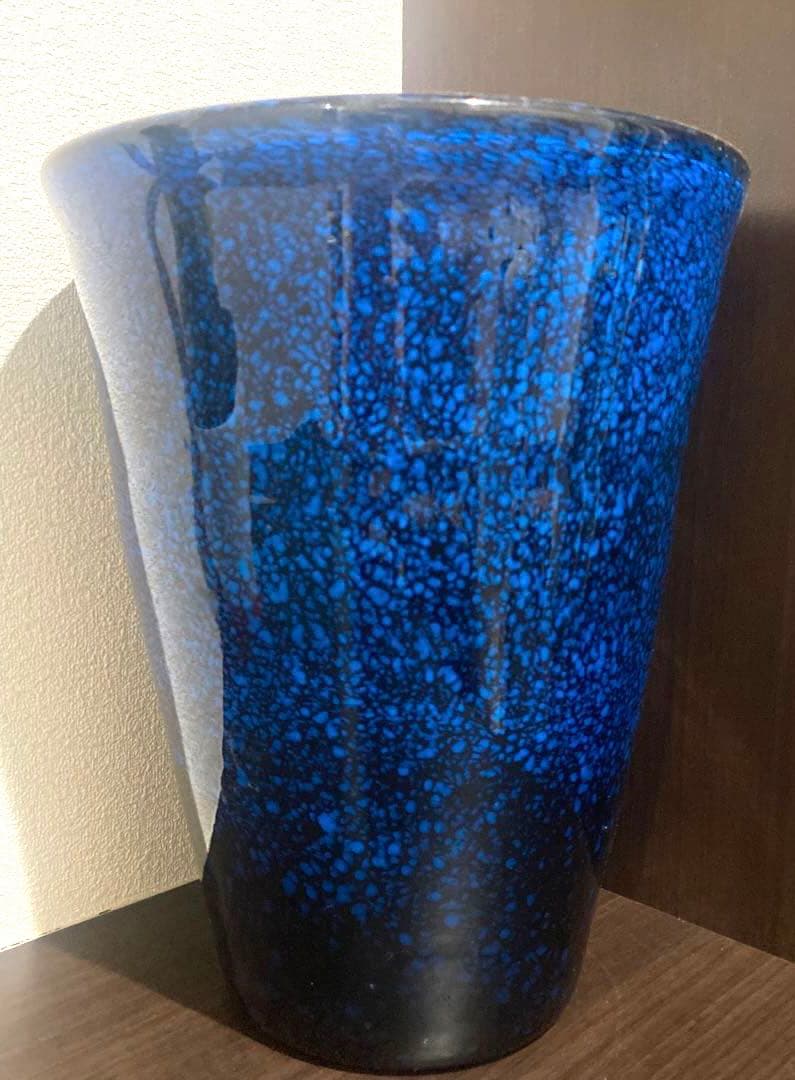 美品　琉球ガラス　高級　花瓶