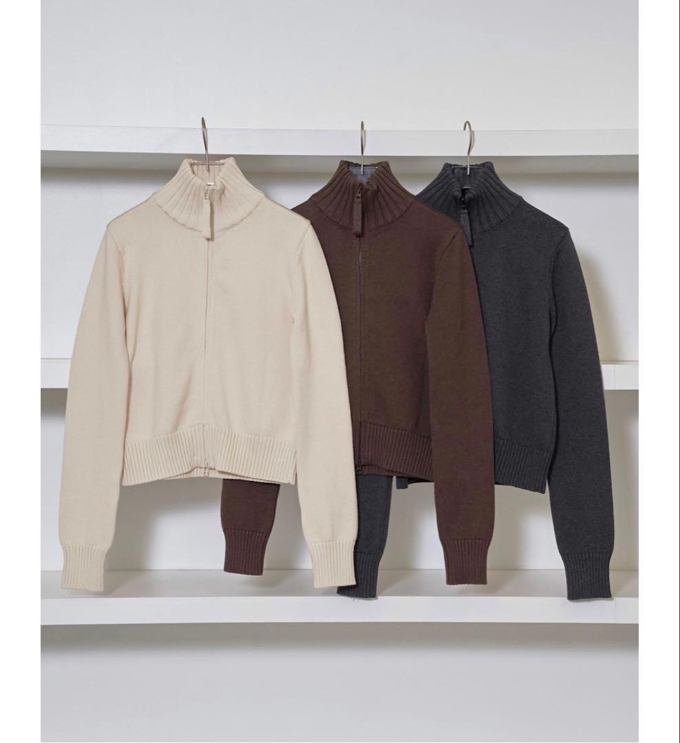 todayful Compact Zip Knit 試着のみ