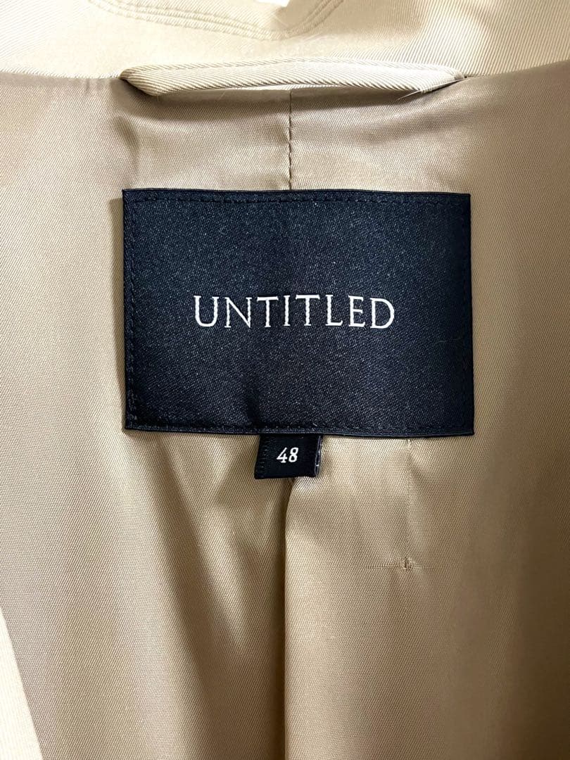 はな　通勤トレンチコート大きいサイズ48/5L定価4.2万円 訳あり