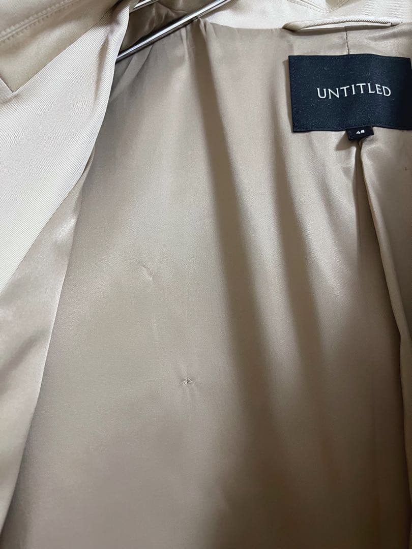 はな　通勤トレンチコート大きいサイズ48/5L定価4.2万円 訳あり