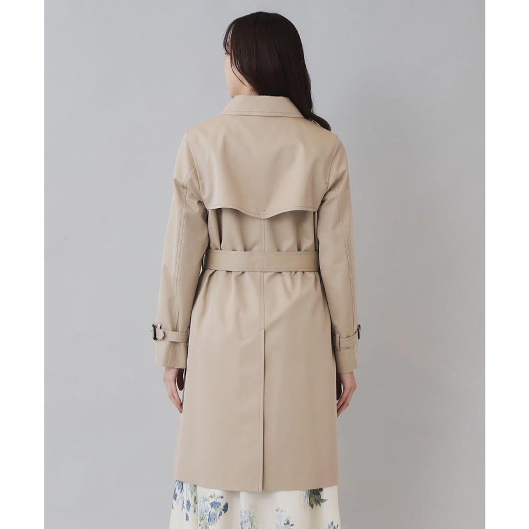 はな　通勤トレンチコート大きいサイズ48/5L定価4.2万円 訳あり