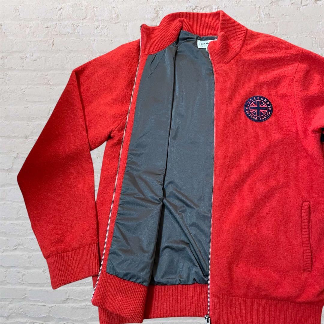 美品　JACK BUNNY 防風裏地付　ニットジャケット(6)XL