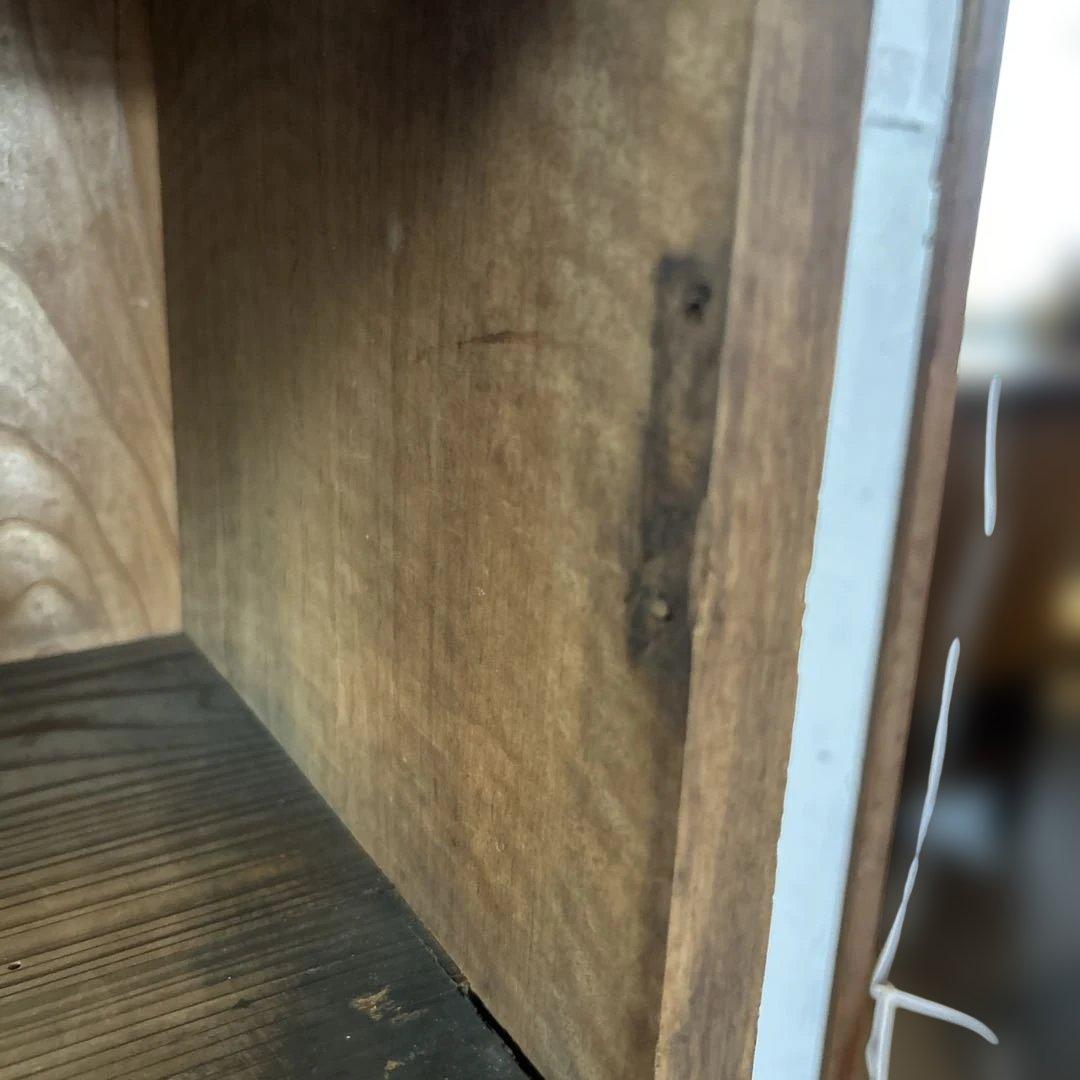 アンティーク　栗の木　本棚　オープンラック　飾り棚 古家具　店舗什器