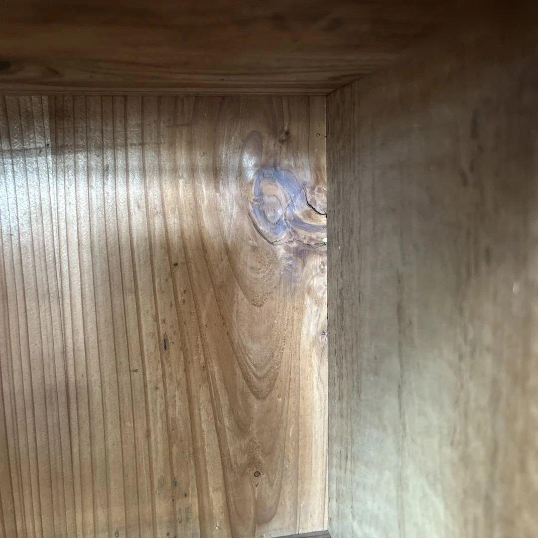 アンティーク　栗の木　本棚　オープンラック　飾り棚 古家具　店舗什器