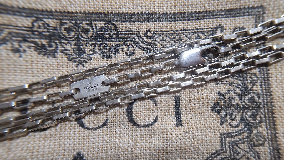 GUCCI グッチ ベネチアンチェーン ネックレス 約51.5cm