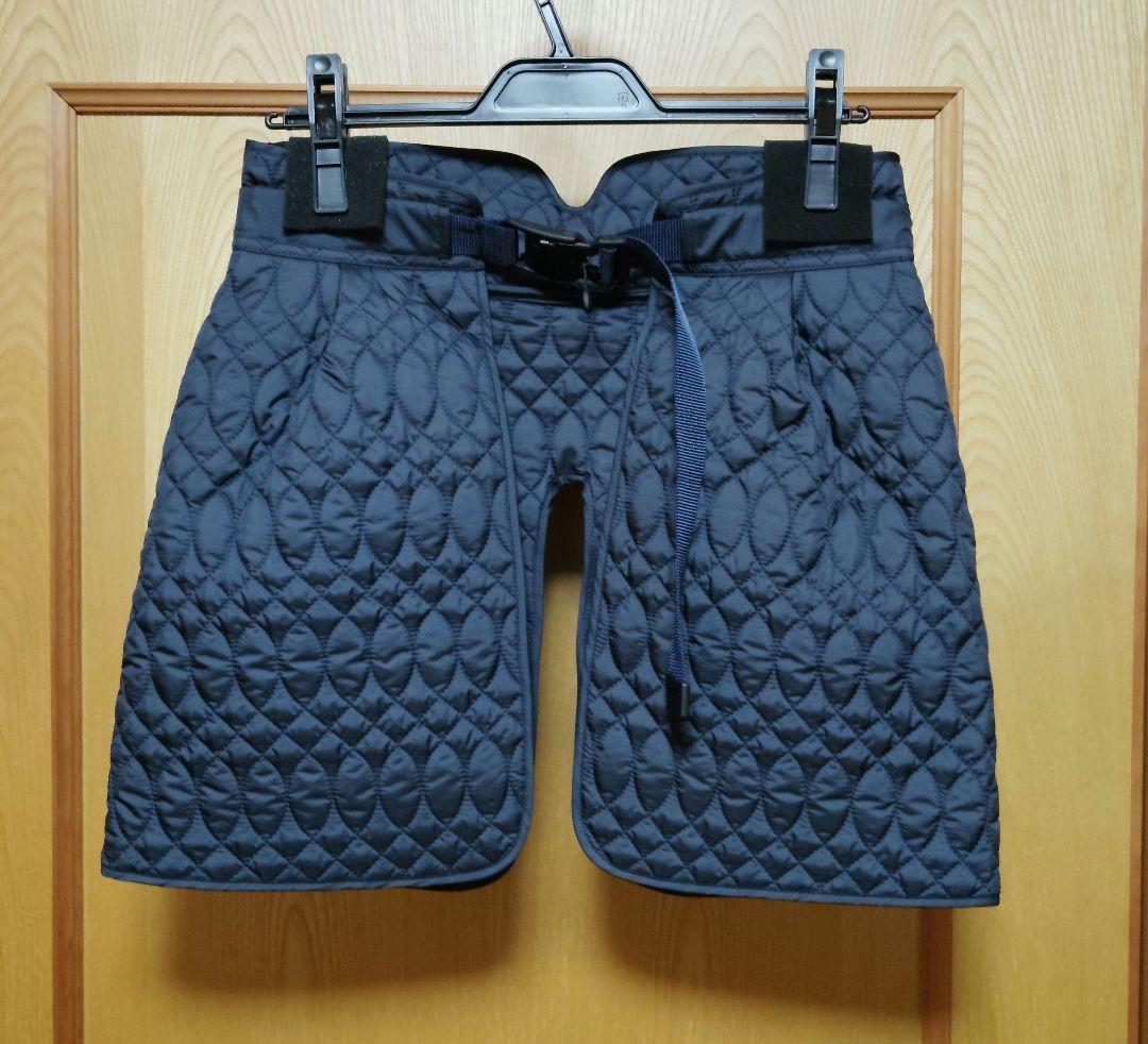 コード刺繍キルティングラップスカート