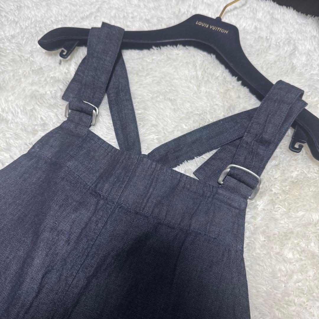 美品 kagure かぐれ デニムサロペット オーバーオール つなぎ