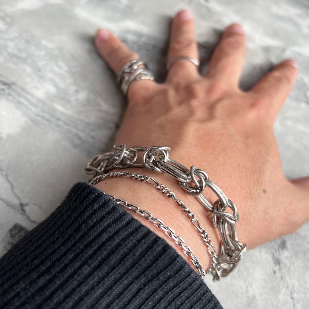 ヴィンテージ ダブルノットチェーン ブレスレット タスコ マンテル ジュエリー