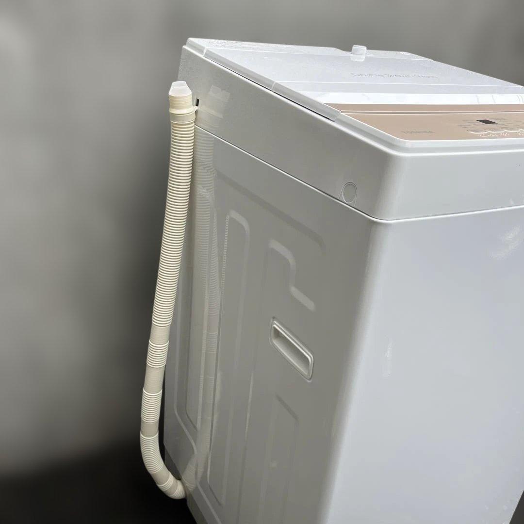 【美品】TOSHIBA 全自動洗濯機 6kg ピュアホワイトAW-6GA4