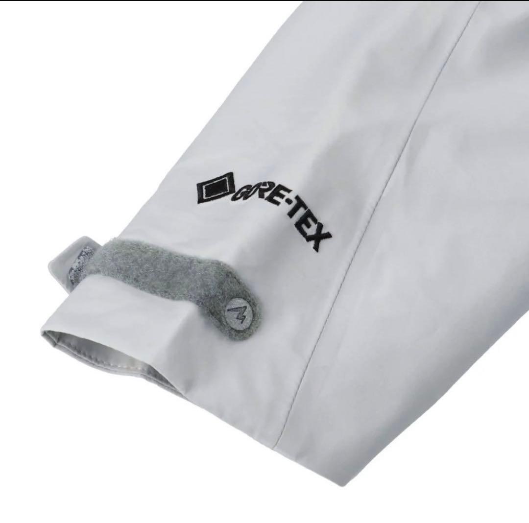 雑誌掲載 Marmot Mジャケット グレー ホワイト サイズM