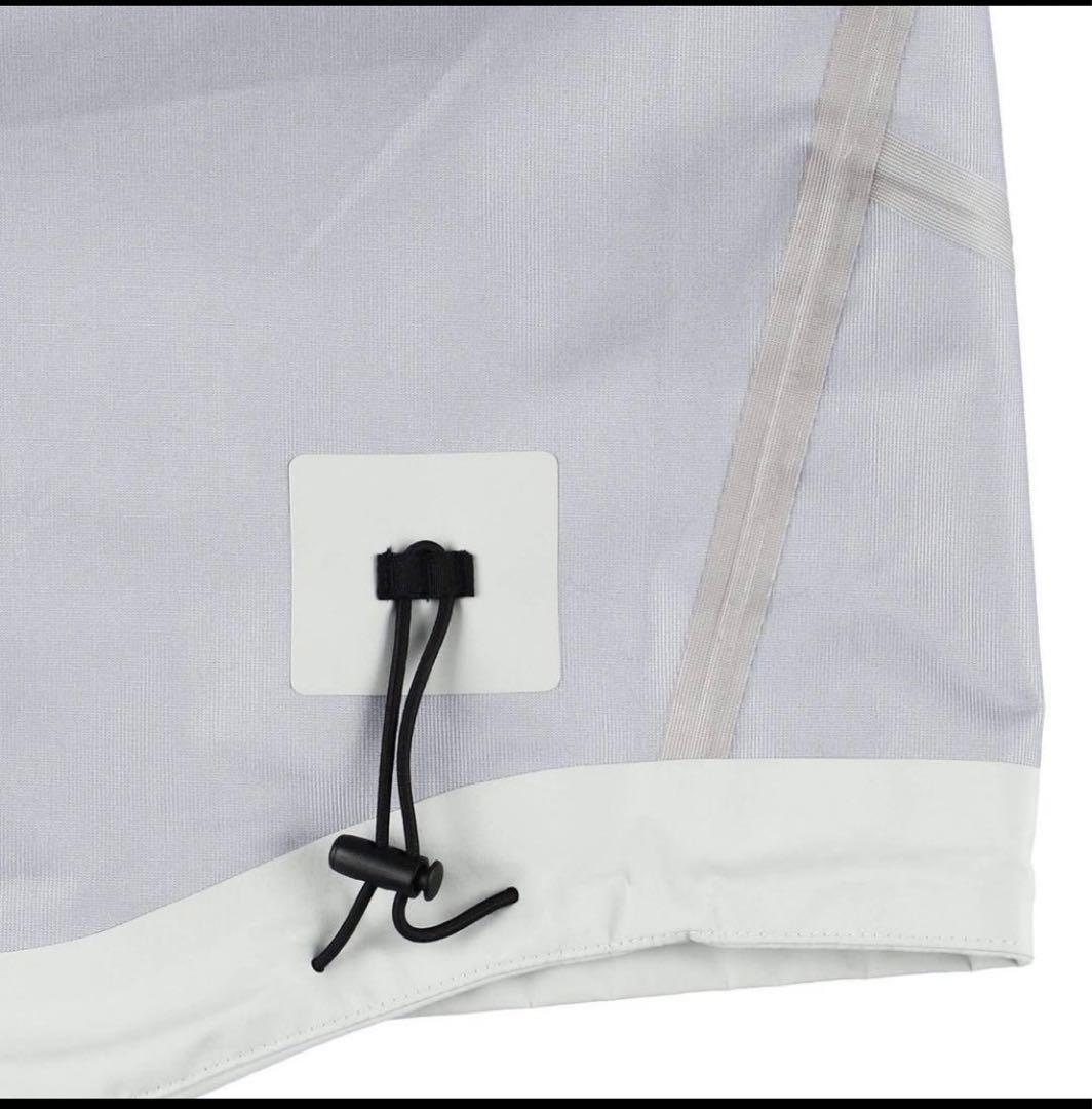 雑誌掲載 Marmot Mジャケット グレー ホワイト サイズM