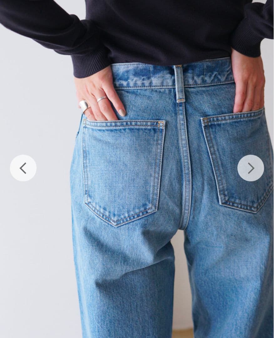 新品タグ付き THE SHINZONE フレアデニム 36サイズ　パリジェンヌ