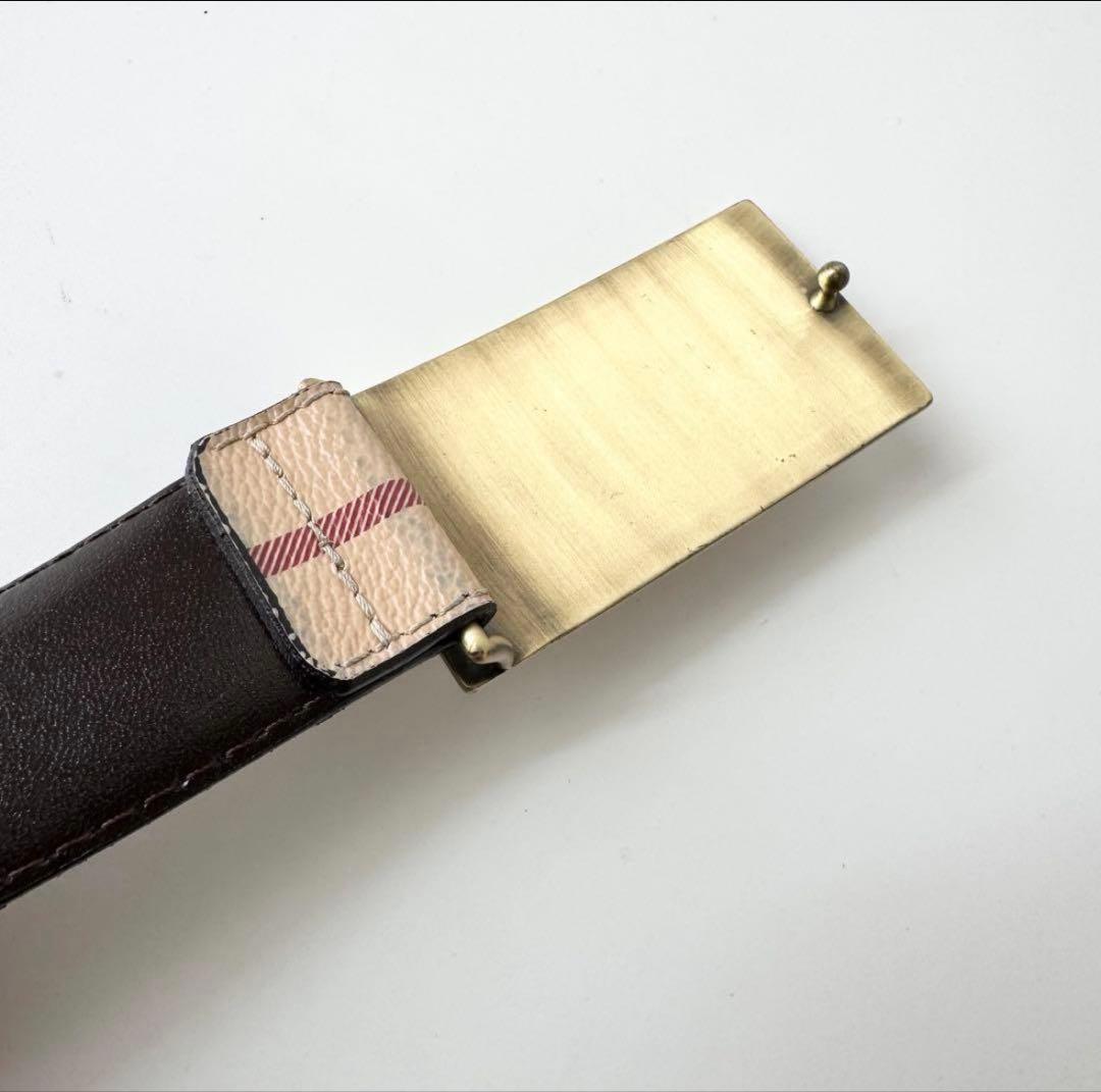 BURBERRY　ベルト　ノバチェック　シャドーホース レザー archive