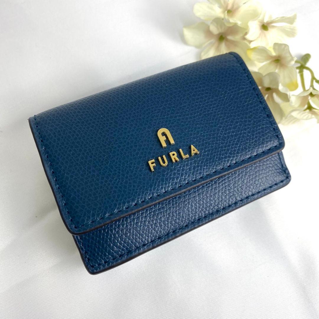 ✨️新品✨️未使用品✨ FURLA フルラ バビロンロゴプレート 三つ折り財布