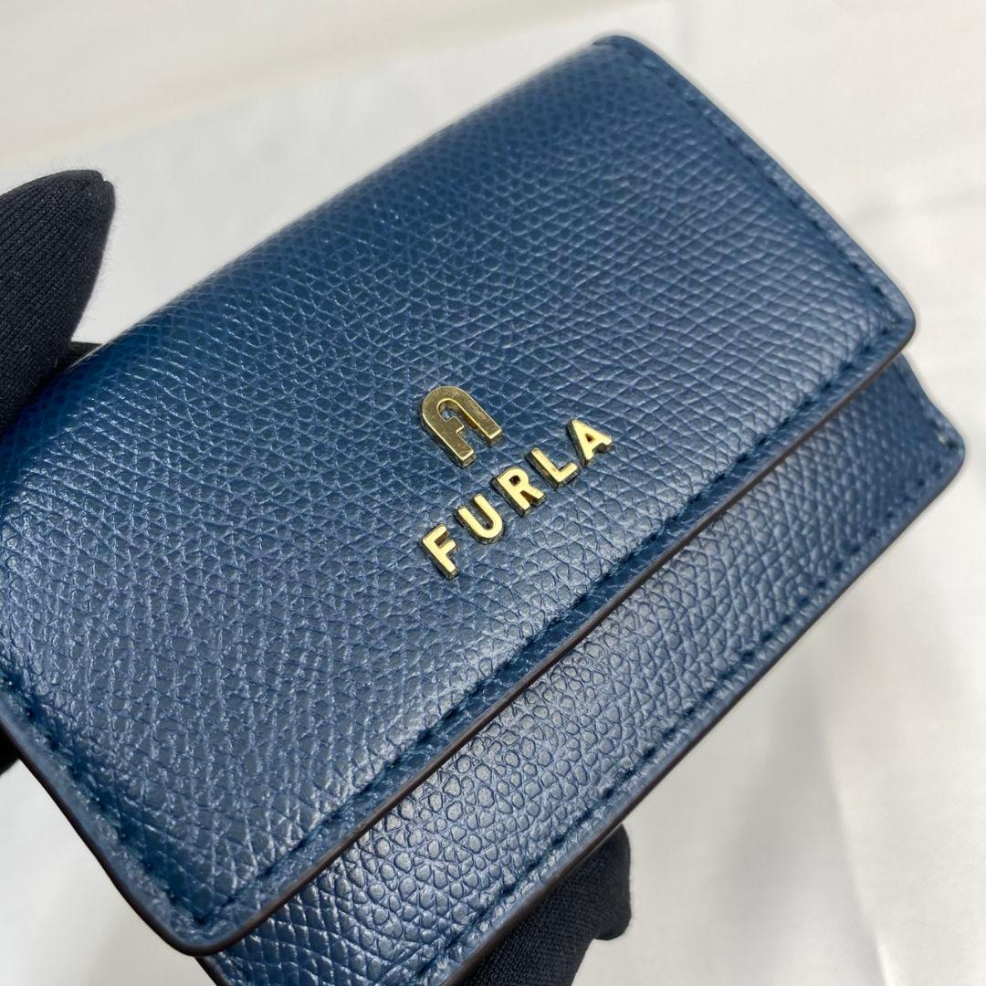 ✨️新品✨️未使用品✨ FURLA フルラ バビロンロゴプレート 三つ折り財布