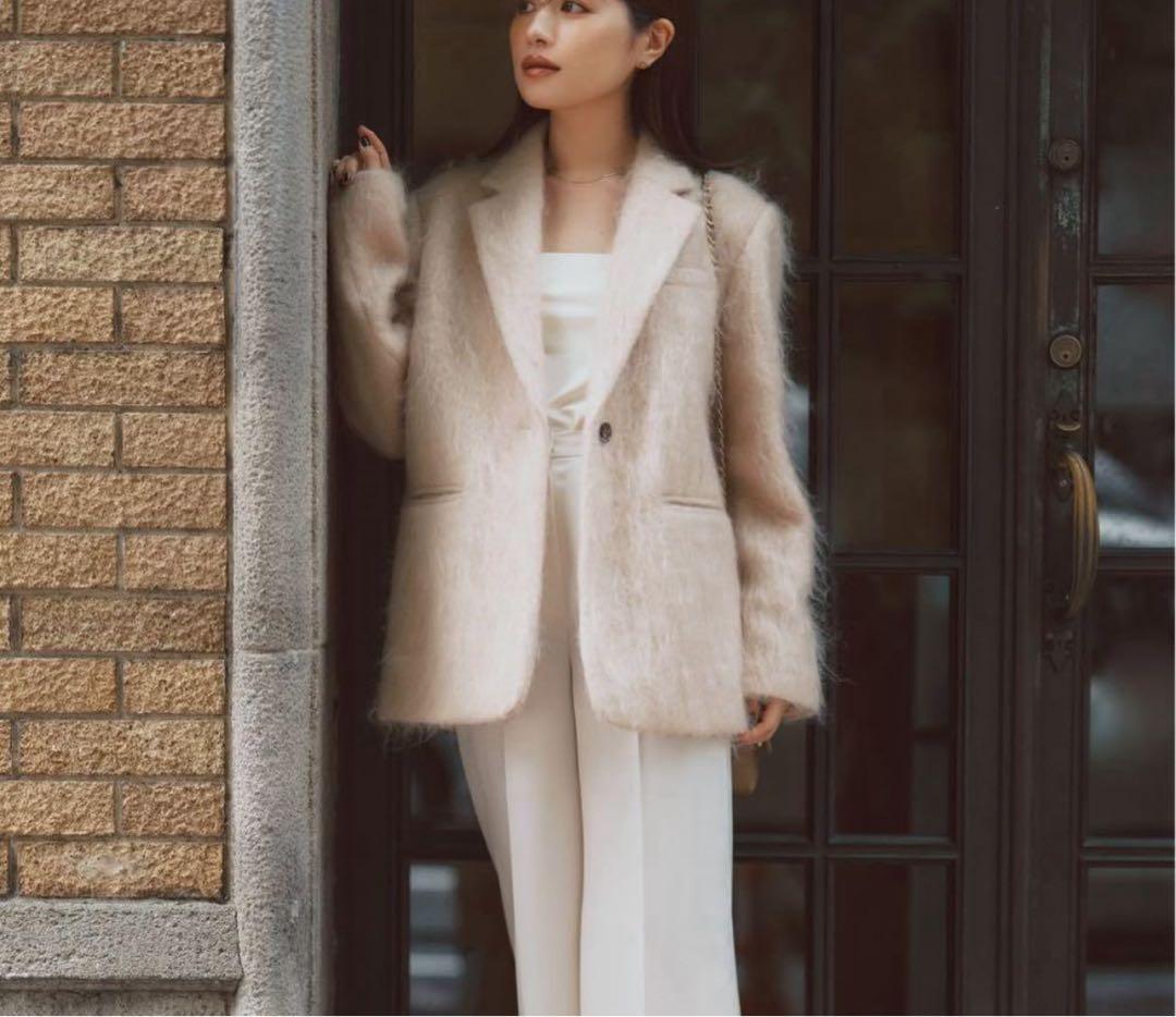 【新品未使用】L’AUBE BLANC モヘア ジャケット