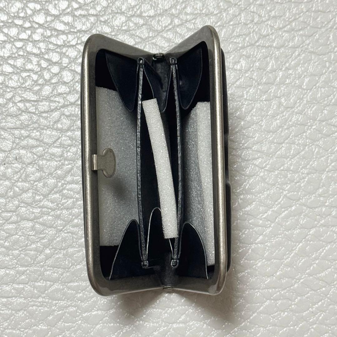 Hender Scheme エンダースキーマ3d purse財布　コンパクト 黒