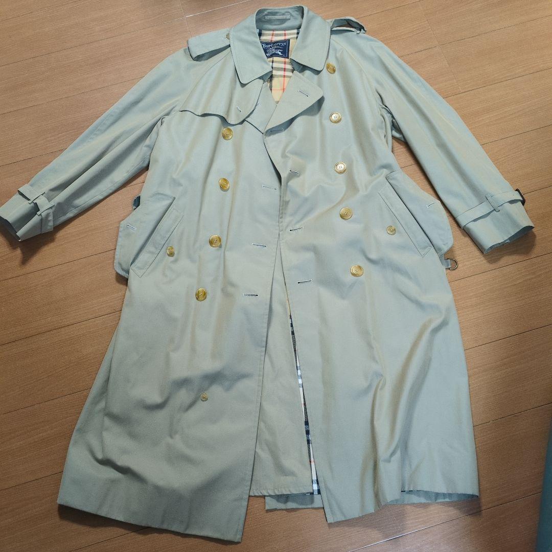 Burberrys ライトグリーン トレンチコート