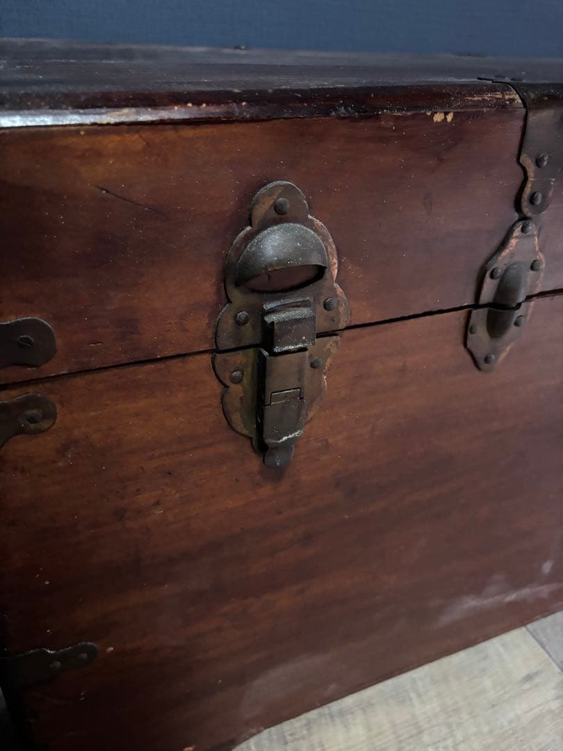 アンティーク木製収納ボックス