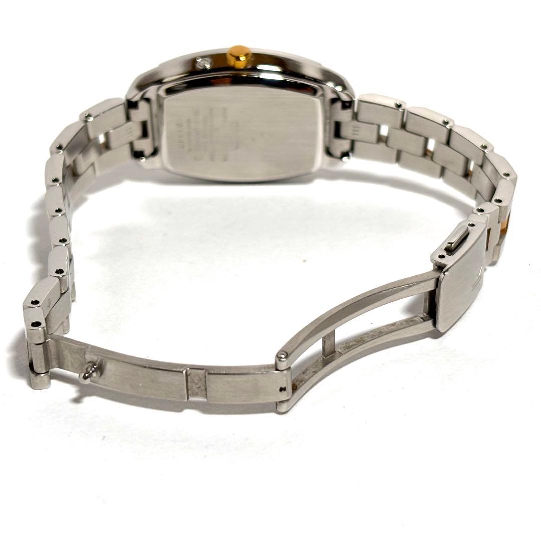 稼動 SEIKOルキア LK レディース時計 クォーツ ピンク文字盤 ソーラー